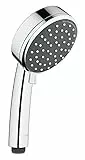 GROHE Vitalio Comfort 100 - Manopola Doccia 10 cm a due getti, tecnologia Water Saving, adatto a tutti i flessibili standard, Cromo, 26397000