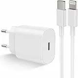 Caricatore Rapido iPhone Apple Original- Certificato MFi - Caricabatterie USB C e Cavo Lightning 2M Alimentatore a Ricarica per iPhone 14/13/Pro Max/12/SE/11/XR/XS/X/8 Plus/iPad