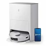 ECOVACS DEEBOT T20e OMNI Robot Aspirapolvere, 6000Pa Robot Aspirapolvere Lavapavimenti con Mappatura, 9mm Sollevamento Mop, Stazione All-in-one, Evitamento Ostacoli 3D, Funziona con Alexa/APP