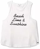 Hurley W Good Times Flouncy Tank Canotte, Donna, White, M