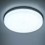 Yafido LED Plafoniera 48W Ultra magro UFO Pannello LED Rotondo Bianco Freddo 6500K 4320LM Lampada da Soffitto per Soggiorno Camera da letto Bagno Cucina Corridoio e Balcone Ø30cm