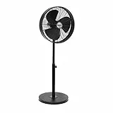 Tristar Ventilatore a Piantana in Metallo VE-5929, 50 W, Oscillante, Metallo, Nero