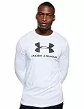 Under Armour Sportstyle Logo LS, Maglia a Maniche Lunghe Uomo, Bianco (White/Black 100), M