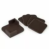 Londo Sottobicchiere in pelle (Set di 4) - Superficie Antiscivolo