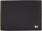 Tommy Hilfiger Portafoglio Uomo Eton con Scomparto Monete, Nero (Black), Taglia Unica