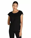 PUMA Studio Foundation Tee, Maglietta Donna, Nero, M