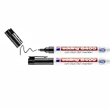 Edding 4-8400-2-1001 - Pennarello indelebile per CD e DVD, confezione da 2, 0,5-1 mm