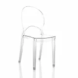 Wink Design Shine Set di 4 Sedie da Esterno/Interno, Sedia H92x41x58 cm, Seduta H47x38x37 cm