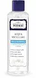 Acqua alle Rose Acqua Micellare Struccante, Detergente Viso Pelli Normali per Viso, Occhi e Labbra, Ingredienti di Origine Naturale, Senza Risciacquo, Senza Parabeni e Saponi, 200 ml