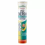 Equilibra Integratori Alimentari, Più Energia, Integratore per il Benessere Vitaminico, con Vitamine Gruppo B, Vitamina C, Vitamina E, Biotina, Gusto Agrumi, 20 Compresse Effervescenti