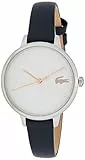 Lacoste Orologio Analogico al Quarzo da Donna con Cinturino in Pelle Blu - 2001100