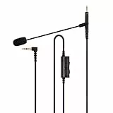 Boompro - Microfono Boom per controller Playstation PS4 o Xbox One, PC, compatibile con cuffie Sennheiser HD598, HD598 SE, HD518, HD598 Cs, SR, HD599 con controllo del volume (150 cm)