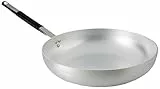 Pentole Agnelli ALMC111BC36 Padella Svasata Alta 'Saltare' con Manico 'Cool', Argento, 36 cm, 1 Pezzo