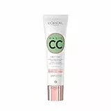 L'Oréal Paris, Crema Anti-Rossori Color Verde, Con Vitamine B5 ed E, Pelle Idratata Fino a 24h e Uniformata, Risultato Naturale, Magic CC Cream, 30 ml