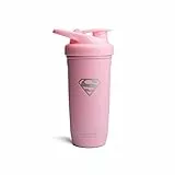 Smartshake Reforce - Borraccia da donna, 900 ml, per donna, con shaker per proteine dell'acqua, DC Comics Justice League, Supergirl