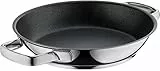 WMF Permadur Advance - Padella per induzione, 24 cm, in acciaio INOX, rivestimento in acciaio INOX Cromargan, resistente al forno