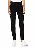 PIECES PCLEAH Mom HW Ank Rinse Black Noos BC Jeans, Denim Nero, M Donna