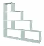 13Casa - 6 scaffali Kafka A3 - Libreria. Dim: 145x29x145 h cm. Col: Bianco. Mat: Melamina.