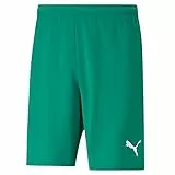 PUMA Teamrise Short Jr - Pantaloni Corti, Unisex Bambini, Verde/Bianco (Pepper Green/White), Taglia 152 IT (11-12 Anni)