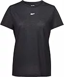 Reebok Treno identità ActivChill Maglietta, Nero, M Donna