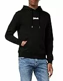 Schott NYC Swhoody21 Felpa con Cappuccio, Nero, Small Uomo