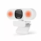 Nuroum Webcam V15-AF con due microfoni a cancellazione di rumore Webcam con messa a fuoco automatica, videochiamate Full HD 1080p, ampio campo visivo, USB Plug&Play per Zoom/Skype/Team