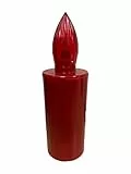 La Briantina Lumino Elettrico a Led Stilo, Durata 365 Giorni, Rosso con Luce Intermittente, 9.5xø3.3 cm
