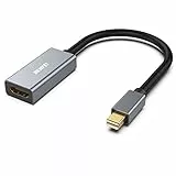 Adattatore Mini DisplayPort a HDMI, BENFEI Thunderbolt a HDMI Per MacBook Air/Pro, Microsoft Surface Pro/Dock, monitor, proiettore e altro ancora[Scocca in Alluminio]
