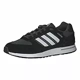 adidas Run 80s, Scarpe da Corsa Uomo, Nero Bianco Grigio Negbás Ftwbla Grisei, 43 1/3 EU