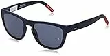Tommy Hilfiger 203001FLL54KU Sunglasses, FLL/KU Matte Blue, 54 Unisex