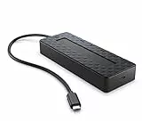 HP - PC Docking Station Multifunzione Universal con Collegamento USB-C, USB-A, DisplayPort, HDMI, Ethernet RJ45, Nero, 50H98AA#ABB