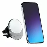 Satechi Caricatore Wireless Magnetico Auto - Montaggio su Bocchetta d'Aria con Ricarica Wireless Qi da 7,5W - Compatibile con iPhone 15 Pro Max/15 Pro/15/15 Plus, iPhone 14 Pro Max/14 Pro/14/14 Plus