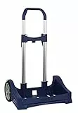 Safta 2018 Carrello portavaligie, 85 cm, Multicolore (Azul marino)