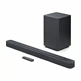 JBL BAR 2.1 Deep Bass MK2 Soundbar a 2.1 Canali per TV e Subwoofer Wireless, Altoparlante con Telecomando, JBL Surround, Bassi Profondi, Dolby Digital, Connessione HDMI ARC e Ottica, Nero