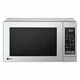 LG - MH6044V, Microonde con grill, 20 litri, 700 W, display digitale, colore inox anti impronte