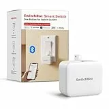 SwitchBot Interrutore Robot Intelligente - Controllo APP Bluetooth o Timer, Facile da Usare, Necessità SwitchBot Hub per Supportare Alexa, Google Home e il Telecomando, Automazione Domestica (Bianco)
