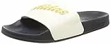adidas Adilette Shower, Ciabatte Donna, Bianco Ftwr White Gold Met Shadow Navy, 38 EU