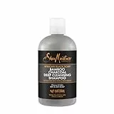 Shea Moisture - Shampoo di pulizia profonda del carbone di legna di bambù nero africano del sapone - 13 once fluide