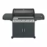 Campingaz griglia a gas Serie 4 Classic LS Plus, nero, 160 x 60 x 116 cm, 2000031360.