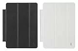 Aiino Custodia Pieghevole Rigida Cover Case a Libro Three Accessorio per Tablet Pc iPad Air 2, Nero/Bianco