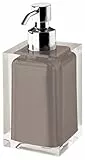 Gedy - Dosatore per Sapone 7x7x16,2 Grigio Tortora