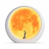 mamre luce ambientale a forma di luna White