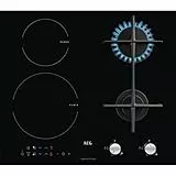 Aeg BN071436DH - Piano cottura da 60 cm Gas Vetro Nero