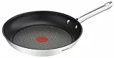 Tefal A70408, Padella a induzione Duetto, 32 cm, Acciaio Inox (Edelstahl)