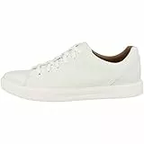 Clarks Un Costa Lace Scarpe da Ginnastica Basse da Uomo, Bianco (White Leather), 42 EU