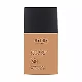 WYCON cosmetics TRUE LAST FOUNDATION - Fondotinta Liquido Coprente Waterproof Professionale durata testat 24h - NC 30