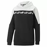 PUMA Felpa con Cappuccio Around The Block da Donna S Black White