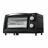 ARDES | AR6211B Fornetto Elettrico Capienza 10 Litri Con Luce Interna Termostato Regolabile e Timer con Doppio Vetro Spegnimento Automatico - Con Accessori