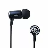EarStudio HE100, High-Resolution Earphones, 3.5mm in-Ear Headphones, Distinctive Clear Sound, Single Powerful Hi-RES Dynamic Driver, Comfort Fit, in-Line Microphone