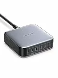 UGREEN Nexode 200W Caricabatterie USB C, Alimentatore 4X GaN II Chips con Porte 4 USB C&2 USB A, Caricatore Multiplo Compatibile MacBook Pro/Air M2, iPhone 15, iPad Pro, Galaxy S23 S22, Lenovo, Tablet